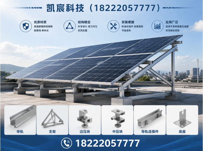 河北区光伏支架研发制造展示图