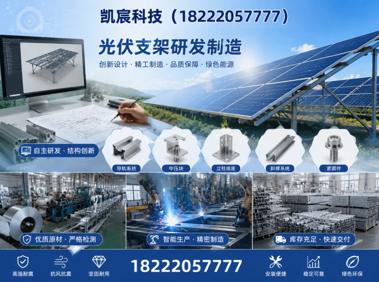 河北区光伏支架厂家展示图